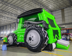 green tractor commercial inflatable combo wetdry 786189 1737056819 XL Green Tractor Inflatable Combo (Wet/Dry)
